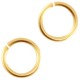 DQ metall Binderinge 8mm Gold